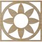 Ekena Millwork Blume Wood Fretwork Pierced Ceiling Medallion, Birch, 18"OD x 6 1/4"ID x 1/4"T CMWP18X18X0250BLBI - alternate 3